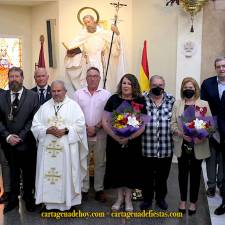 Los romeros de San Ginés distinguen a María Dolores Ruiz, Pedro Clares y Lorena Hita