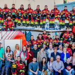 Los bomberos, en el calendario solidario por el Alzhéimer de AFA Levante 